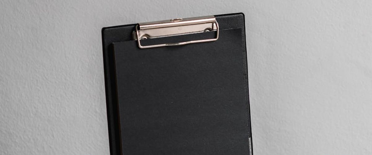 Clean and minimalist workspace with soft ambient lighting